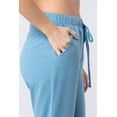 thumbnail image 4 of Simply Fashion Franch Terry Jogger Pants,TOPAZBLUE,2X, 4 of 4