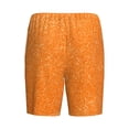 thumbnail image 2 of Haiem Orange Glitter2 Men's Pajama Short with Soft Woven Cotton Elastic Waistband Sleep Short-Medium, 2 of 9