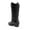 BLACK, variant on BURUDANI Women's Mid-Calf White Western Cowboy Boots Classic Embroidered Cowgirl Boots