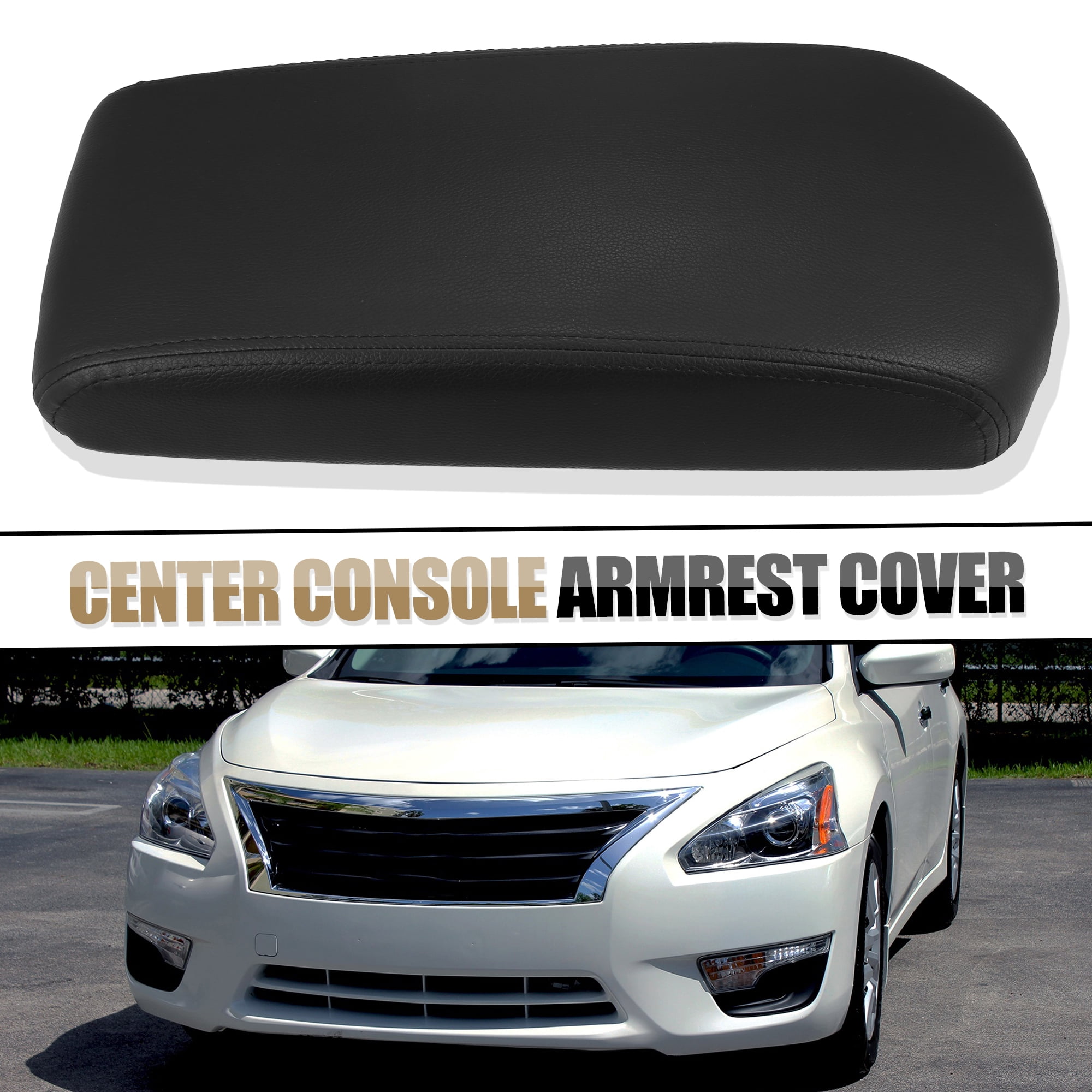 Unique Bargains Vehicle Center Console Cover Replacement for Nissan Altima 2013 2014 2015 2016 2017 2018 Black