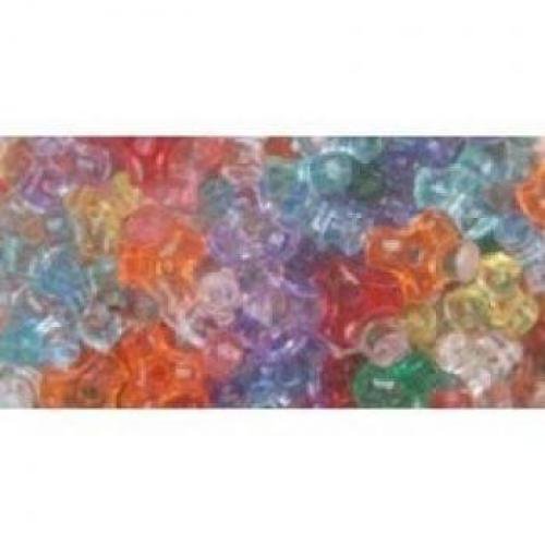 1000 Transparent Tribeads Multicolored