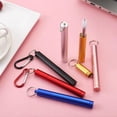 thumbnail image 3 of Bangus Stainless Steel Telescopic Straw, Adjustable Metal Straw with Case, Collapsible Metal Cleaning Brush, Keychain Clips Included, 3 of 4