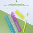 thumbnail image 1 of Langgg Travel Toothbrush Case Box Protector Hiking Camping Health Accessories Pink 1Set, 1 of 6