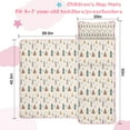 thumbnail image 5 of Beige Christmas Tree Pattern Toddler Nap Mats for Kids Preschool,50"x20" Sleeping Mat Bag or Kids,Toddler Sleeping Bag,Toddler Nap Mat or Daycare, 5 of 6