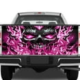 thumbnail image 2 of Lotusprinthandmade Skull Flame Tailgate Wrap 24"x58", Skull Truck Tailgate Sticker Decal Wrap, 2 of 5