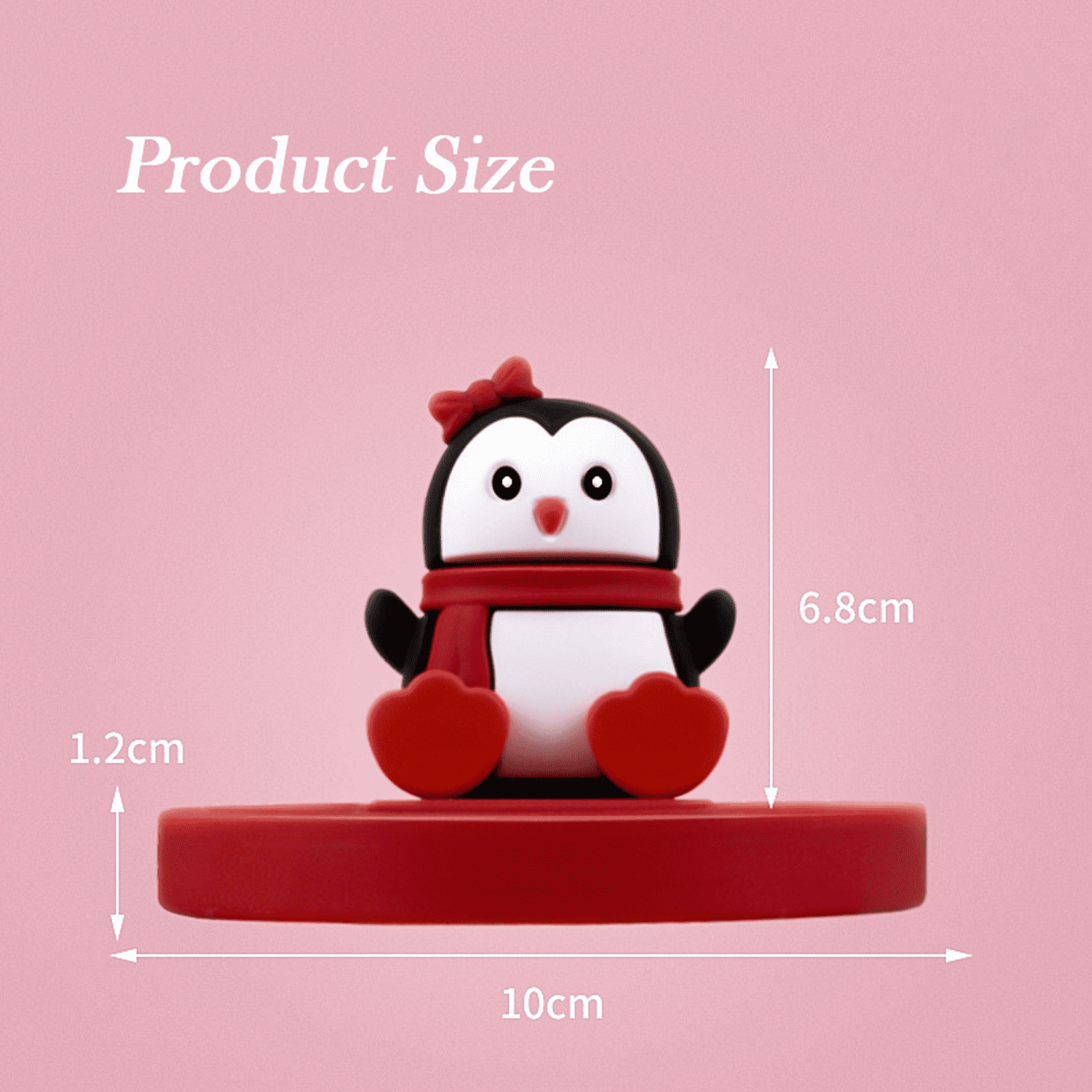 Fast 15W Wireless Charger Cute Animal Phone Stand - Soft Rubber Mobile Holder for iPhone 15/14/13/12, Samsung S23/S22, AirPods - Chrismas Gift