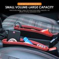 thumbnail image 1 of Caja de almacenamiento universal para espacio de asiento de coche, organizador de hendidura para asiento de bolsillo (rojo vino) Likrtyny Accesorios para autos y motos, 1 of 9