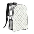 thumbnail image 3 of Susaid Dancing Dogs Print Clear Backpack See Through Transparent Plastic Clear Bookbags for School, College, Stadium,Work, 3 of 7