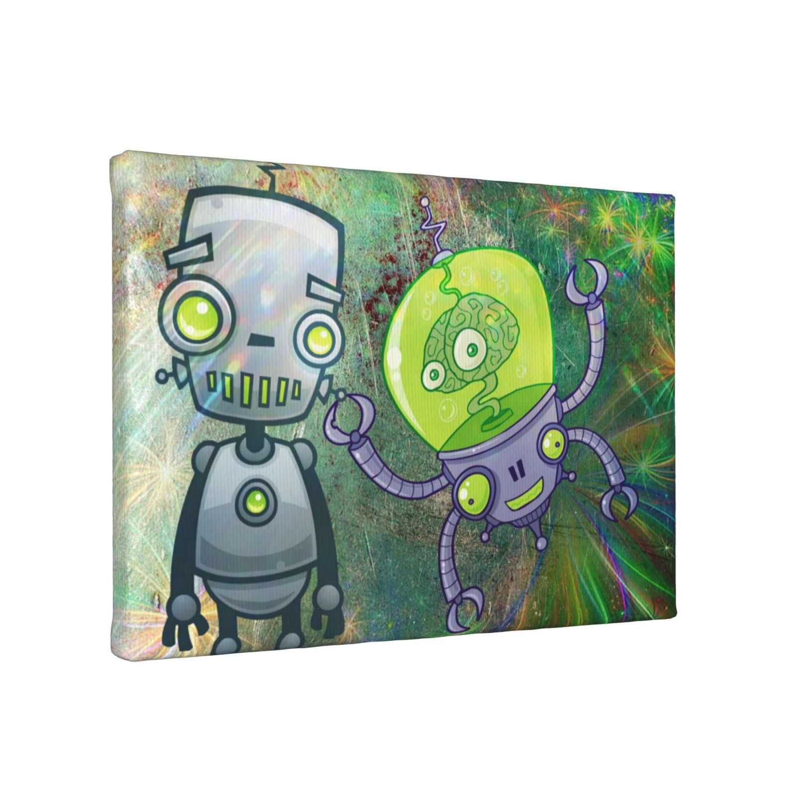 TEQUAN Future Alien Robot Wall Art Canvas Prints, Modern Artwork ...