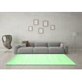 thumbnail image 3 of Ahgly Company Indoor Rectangle Abstract Emerald Green Contemporary Area Rugs, 2' x 3', 3 of 4