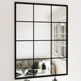 thumbnail image 1 of vidaXL Wall Mirrors 2 pcs Black 80x60 cm Metal, 1 of 1