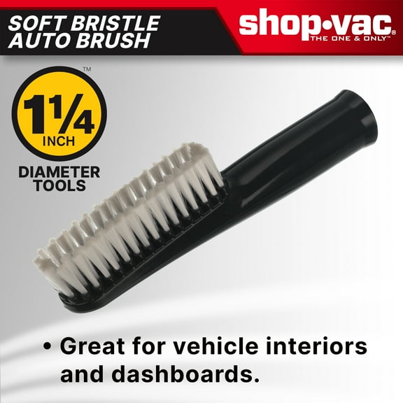 Shop-Vac Soft Auto Brush, 1.25-inch Diameter