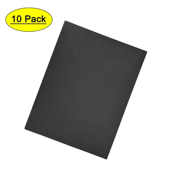 Uxcell 150 Grits Waterproof Sandpaper Wet Dry Sand Paper Wood Furniture Finishing Silicone Grey 10pcs