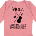 thumbnail image 4 of Inktastic Viola Music Gift Funny Violist Joke Boys or Girls Long Sleeve Baby Bodysuit, 4 of 5