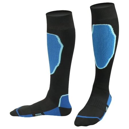Cold weather snowboard ski socks snow winter warm knee warm socks Men s grey and black