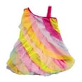 thumbnail image 5 of LYMAYTER Little Girls Soft Dresses Kids Sleeveless Party Princess Dress Toddler Colourful Casual Dress Sundress for 2-10 Years, 5 of 9