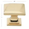 thumbnail image 4 of GlideRite 1-1/4 in. Square Twisted Drawer Cabinet Knob, Champagne Gold - 5865-CHPG, 1 Pack, 4 of 4