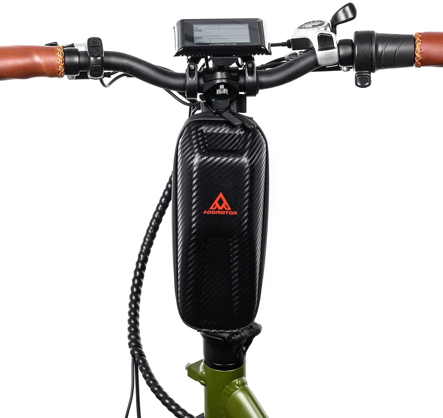 Addmotor Bike Handlebar Bag, Hard Shell Waterproof Scooter Storage Bag