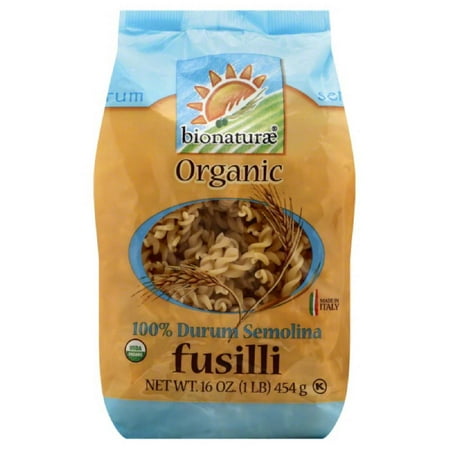 Bionaturae Organic Pasta - Bionaturae Fusilli, 16 Oz (Pack of 12)
