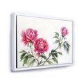 thumbnail image 3 of Designart 'Three Vintage Red Peonies Flowers' Traditional Framed Canvas Wall Art Print, 3 of 5