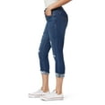 thumbnail image 3 of WallFlower Women's Flirty Curvy Crop High-Rise Insta Stretch Juniors (Available in Plus Sizes), 3 of 7