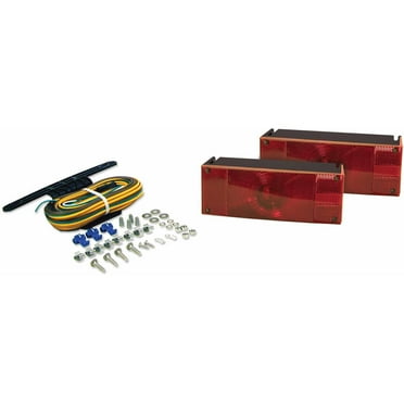 Hopkins Towing Solutions Submersible Low Profile Trailer Light Kit, C6285, Red