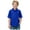 Dark Blue, variant on Boys School Uniform Polo Shirt with Solid Color and Button Placket (Red,7-8 Years)
