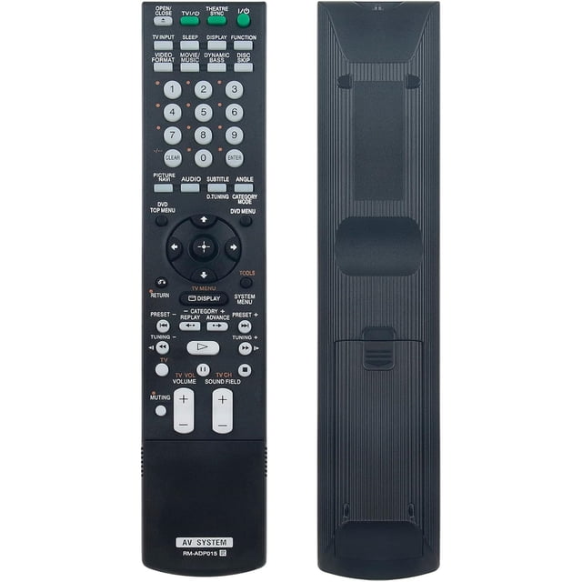 RM-ADP015 Mando a distancia de repuesto para cine en casa con DVD DAV-HDX500 DAV-HDX501 DAV-HDX501W