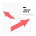 WRISTBIQUE 50Pcs Red Arrow Indicator Stickers Practical Direction ...