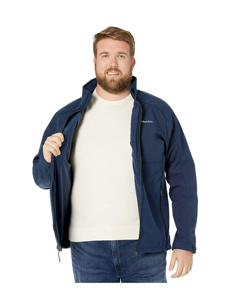 Columbia Men's Ryton Reserve Softshell, Collegiate Navy Heather