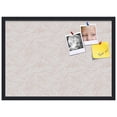 thumbnail image 2 of PinPix 28x20 Custom Cork Bulletin Board White Peach Poster Board Has a Fabric Style Canvas Finish, Framed in White Peach, by ArtToFrames (PinPix-1879), 2 of 5