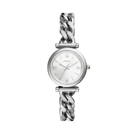 Fossil Women's Carlie Mini Three-Hand, Stainless Steel Watch