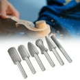 thumbnail image 4 of Filetage Rotatif pour Perçage, 6 Pcs Filetage Rotatif en Acier pour Gravure Couteau Gris, 4 of 8