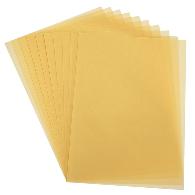 Unique Bargains Trace Paper, A4 Translucent Tracing Paper Pad 8' x 12' 100 GSM, Golden 30 Sheet