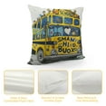 thumbnail image 4 of Just Loves School Buses-Boys Kids Toddlers Throw Pillow, Multicolor, 4 of 5