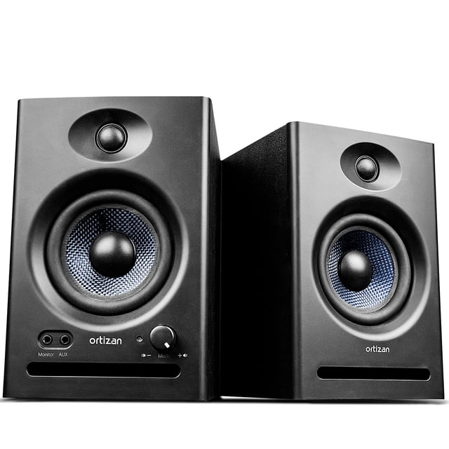 Monitores de estudio Ortizan C7 Dual-Mode 2.0 Bluetooth 5.3 negros