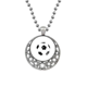 thumbnail image 1 of Futbol Futbol negro simple patrón Collares Colgante Retro Moon Stars Jewelry Unbranded M, 1 of 3