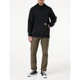 thumbnail image 2 of Sudadera Carhartt para hombre, holgada, con logotipo de peso medio, color negro XL, 2 of 7