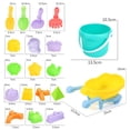 thumbnail image 3 of Spring And Summer Sand Play Tools Outdoor Toys Lightweight Beach Toy Set Fun Plastic Convenient Beach Sand Toys Interactive Games, 3 of 8