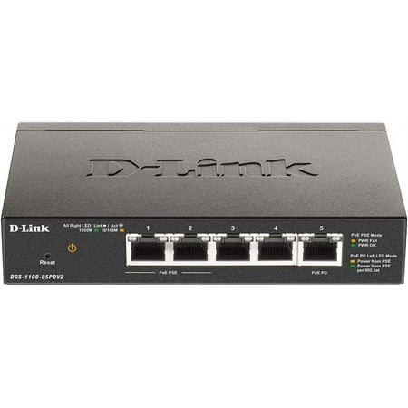 UPC: 0790069453298 | D-Link DGS-1100-05PDV2 Ethernet Switch