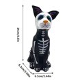 thumbnail image 3 of DVKOVI Halloween Dog Statue Sugar Skulls Animal Statue Resin Crafts Skeleton Sculpture for Home Desk Decorations A One Size, 3 of 9