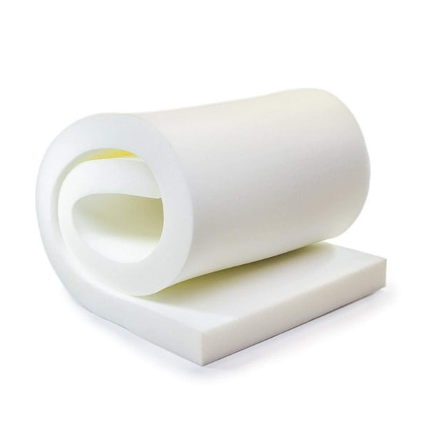 Cojín de repuesto para tapicería para uso doméstico o comercial, fabricado en Estados Unidos: 5 cm de alto x 61 cm de ancho x 182 cm de largo, espuma de alta densidad