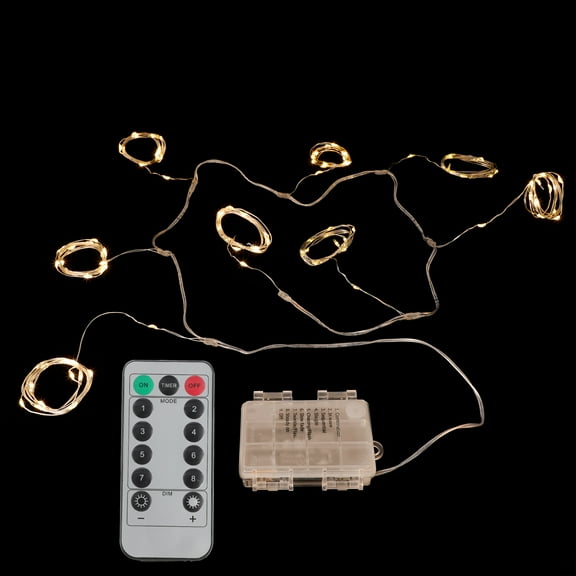 FRCOLOR  Saucer Umbrella String Lights Decorative Outdoor LED