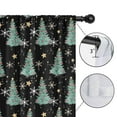 thumbnail image 4 of Blackout Kids Curtains,Black Christmas Tree Pattern Childrens Insulated Curtains Set Of 2,Bedroom Essentials,Toddler Room Decor 52"x63", 4 of 5