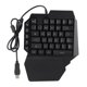 thumbnail image 1 of K15 Usb 39 Teclas Retroiluminadas Abs Moldeado Por Inyección De Dos Colores Keycap Teclado Para Juegos Con Una Sola Mano (Keycap Común) Inevent EL009799-00, 1 of 6
