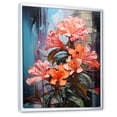 thumbnail image 2 of Designart "Tropical Color Explosion" Hibiscus Floater Framed Canvas Wall Art, 2 of 5