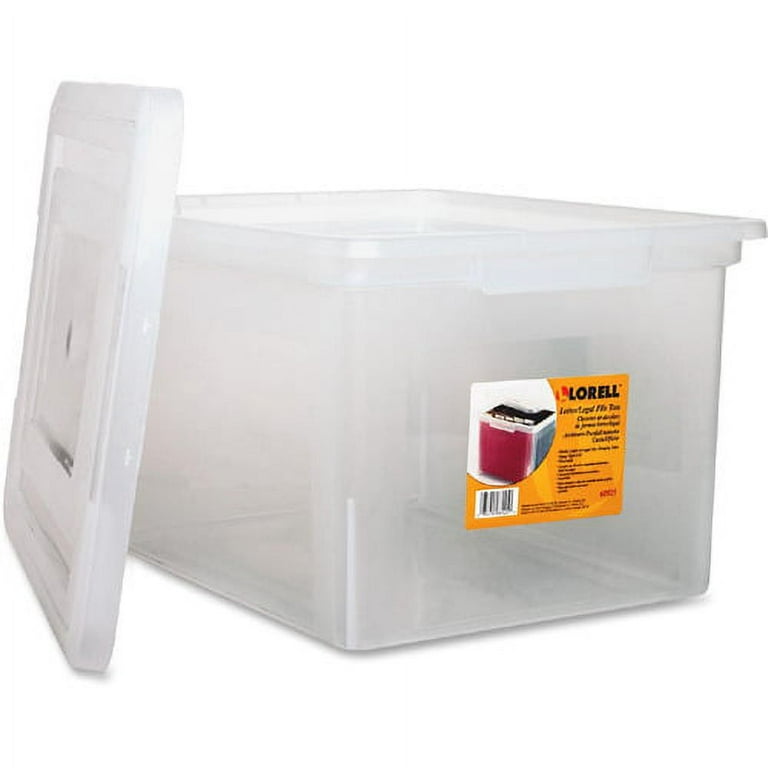 Lorell Stacking File Boxes - External Dimensions: 14.2