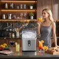 thumbnail image 5 of Havato  Nugget Ice Maker , 35lbs/24HSoft Chewable Sonic Ice Machine, Self-Cleaning, Quiet Operation, Compact Ice Maker, 5 of 6