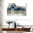 thumbnail image 3 of Elephant Stock Waters Edge I Wall Art - Horizontal Canvas Wall Art - Living Room Wall Decor - Abstract Canvas - Blue And Beige Decor By Carol Robinson - 36" x 24", 3 of 8