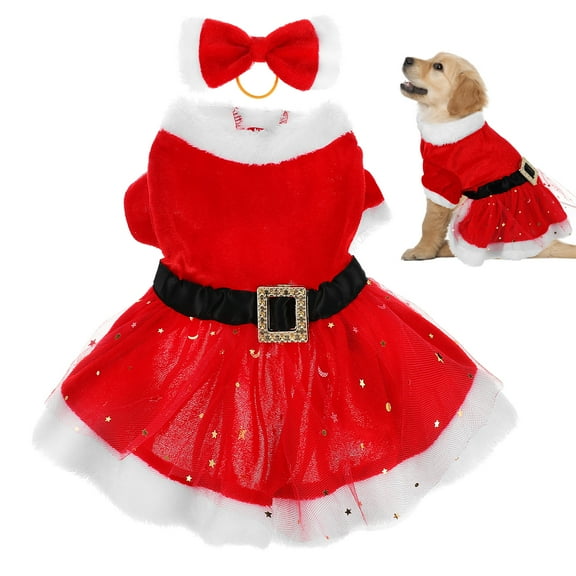 WORGEOUS Reindeer Costume for Dogs Animal Decors Christmas Pet Clothes